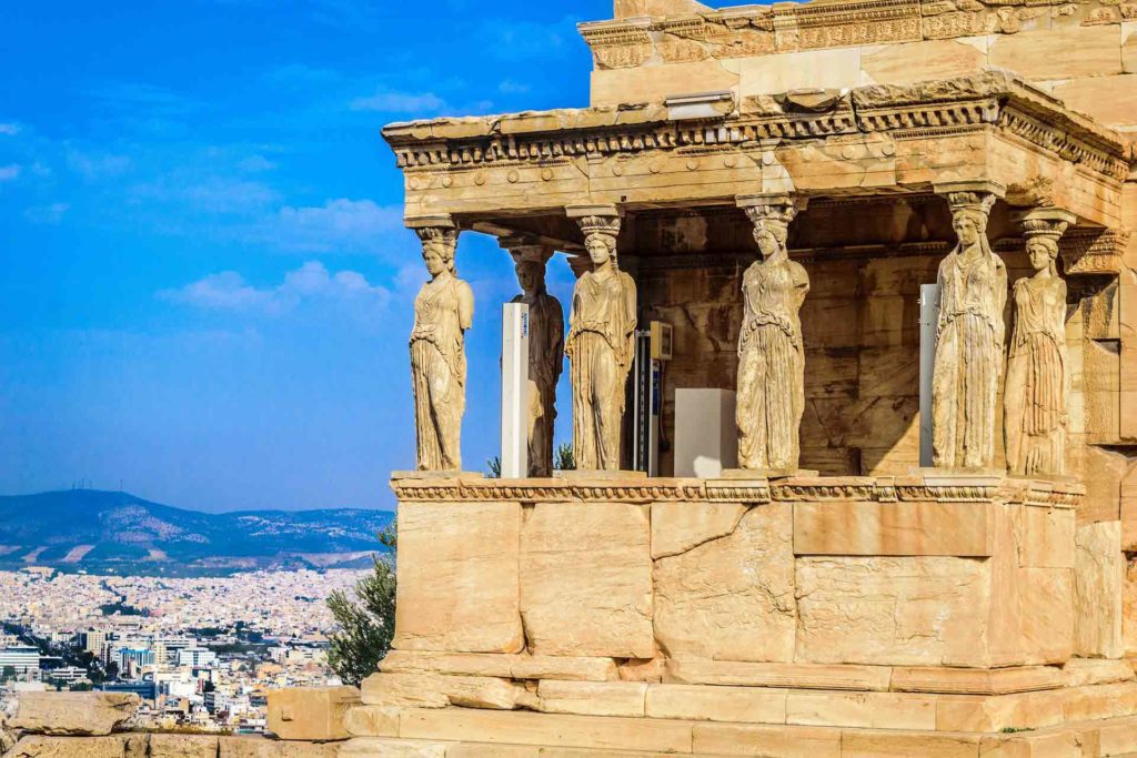 temple grec représentant le principe aletheya